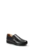 Men's Black Leather Slip-On Loafers with Perforated Detailing - Wessi sold by Wessi