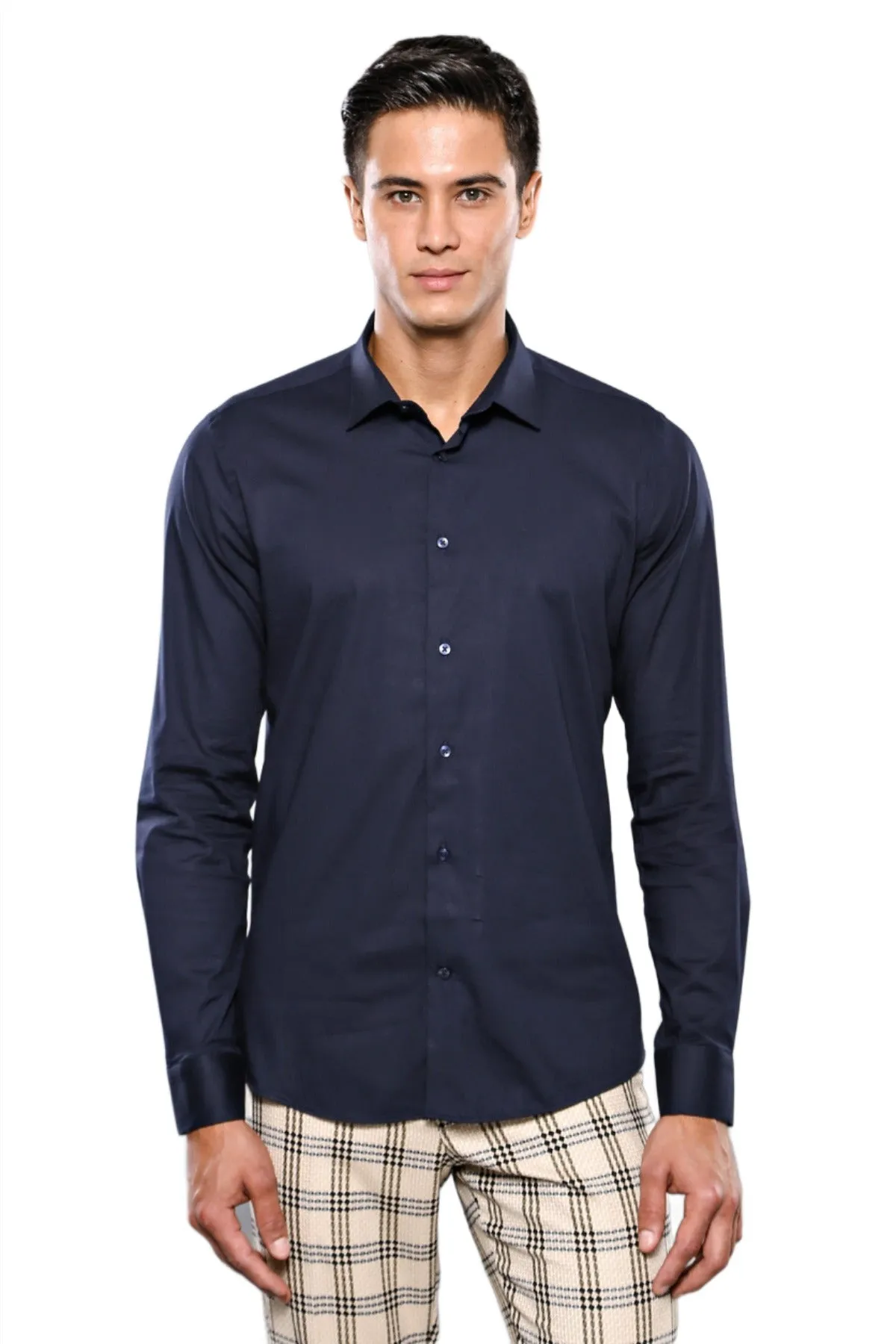 Navy Blue Men's Shirt | Wessi sold by Wessi