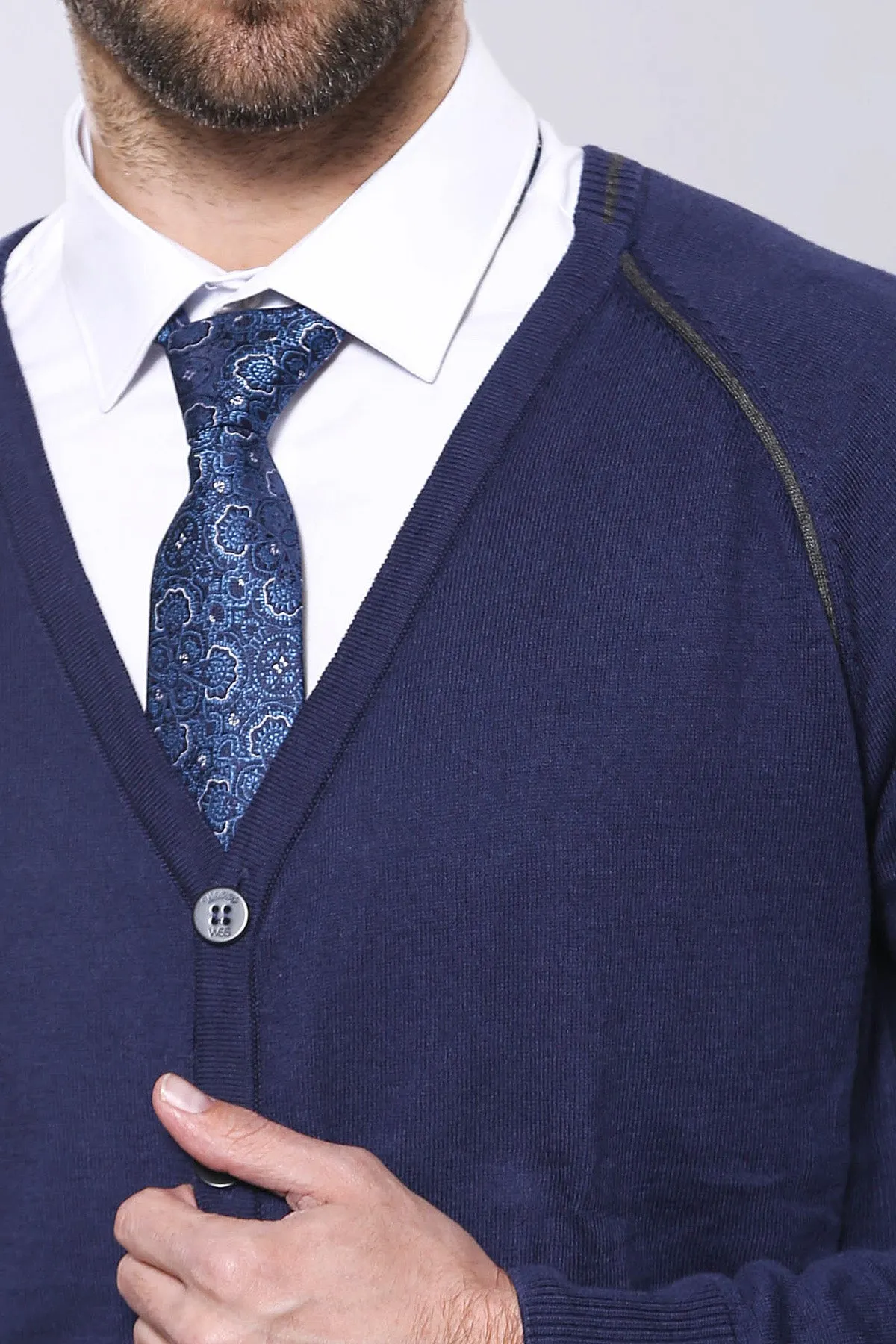 Cotton Knitwear Navy Blue - Wessi sold by Wessi product image thumbnail 2