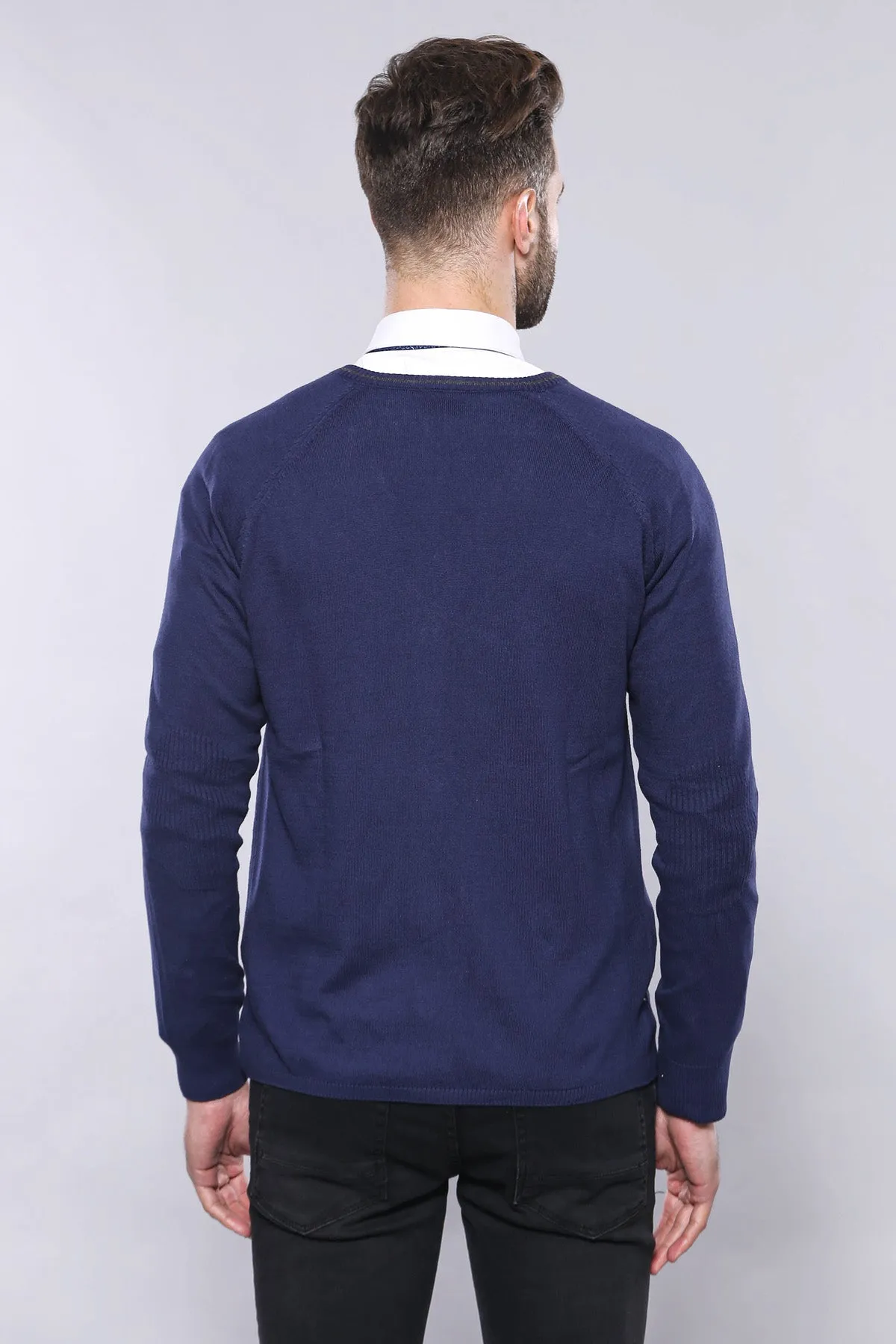 Cotton Knitwear Navy Blue - Wessi sold by Wessi product image thumbnail 4