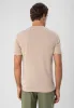 Men's Beige Crew Neck Slim Fit T-Shirt - Wessi sold by Wessi