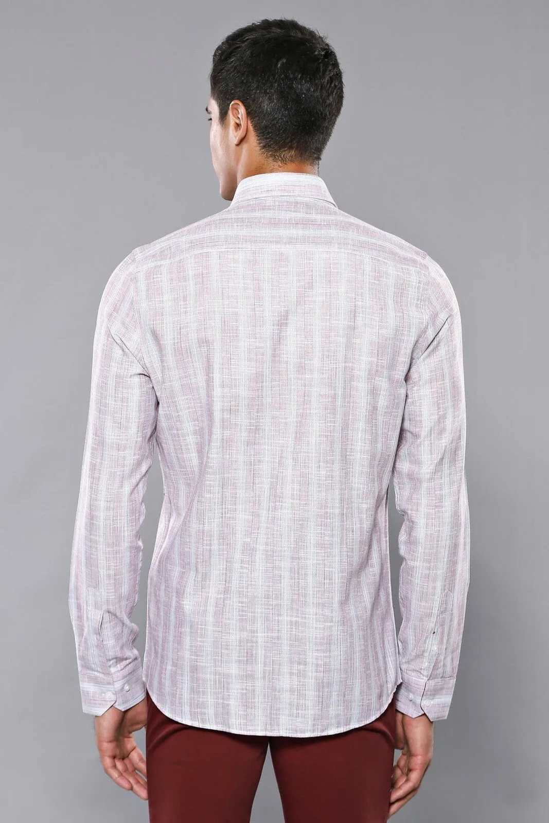 Light Red Checked Shirt - Wessi sold by Wessi product image thumbnail 3