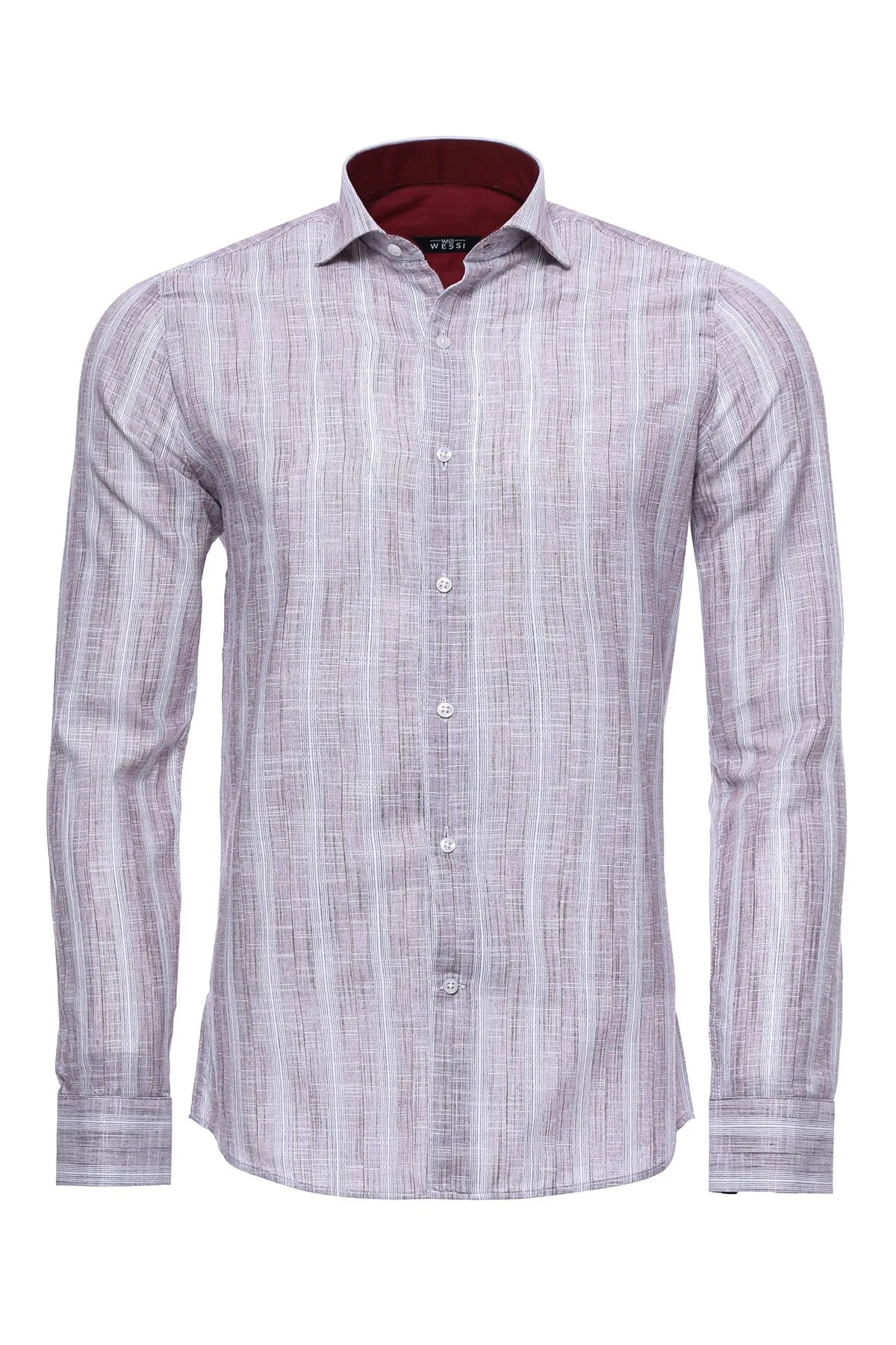 Light Red Checked Shirt - Wessi sold by Wessi product image thumbnail 4