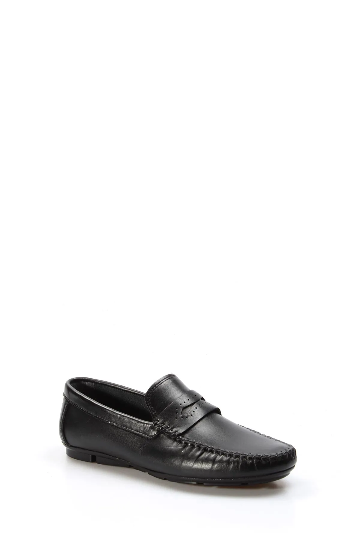 Men's Classic Black Leather Loafers - Wessi sold by Wessi product image thumbnail 4