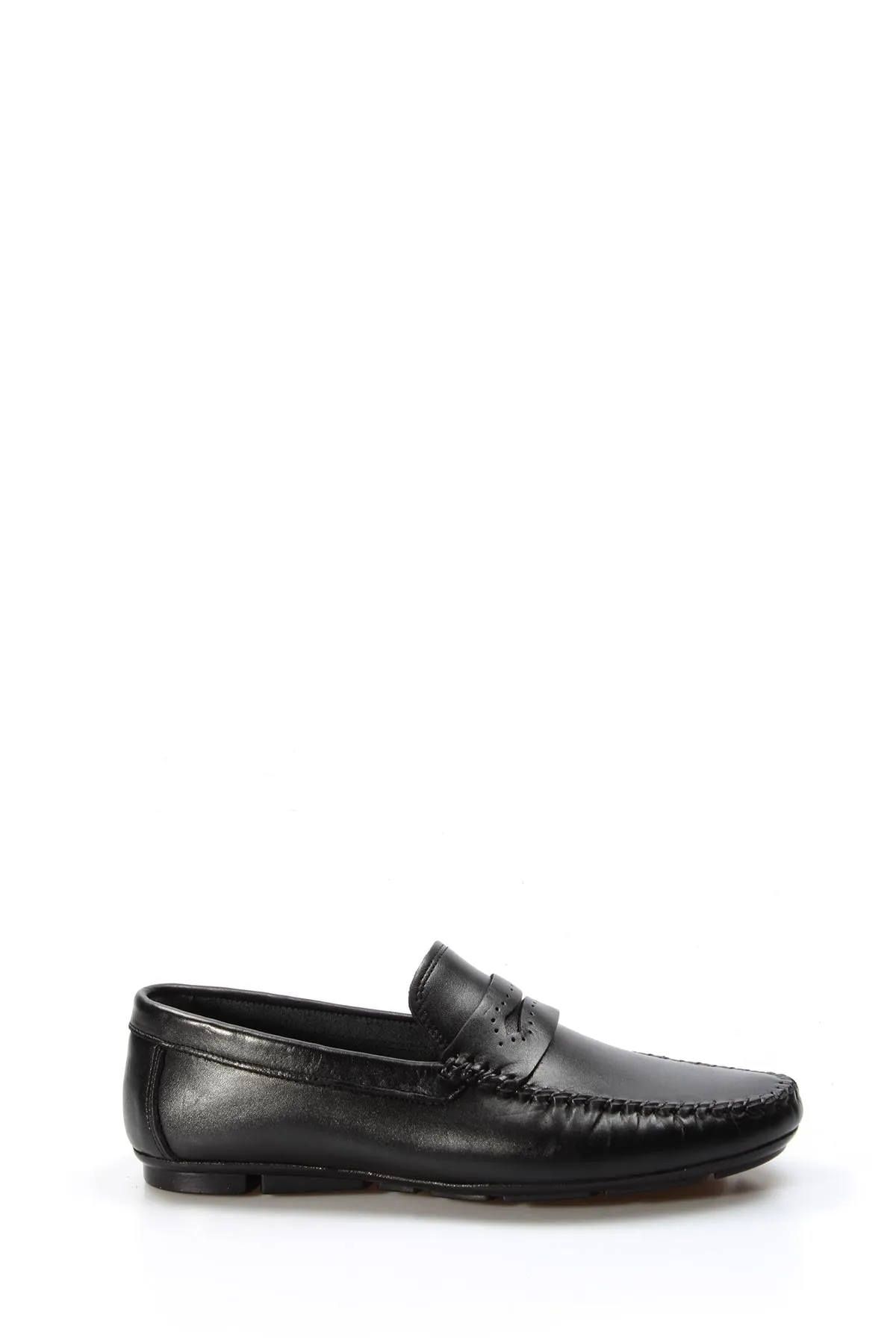 Men's Classic Black Leather Loafers - Wessi sold by Wessi product image thumbnail 2