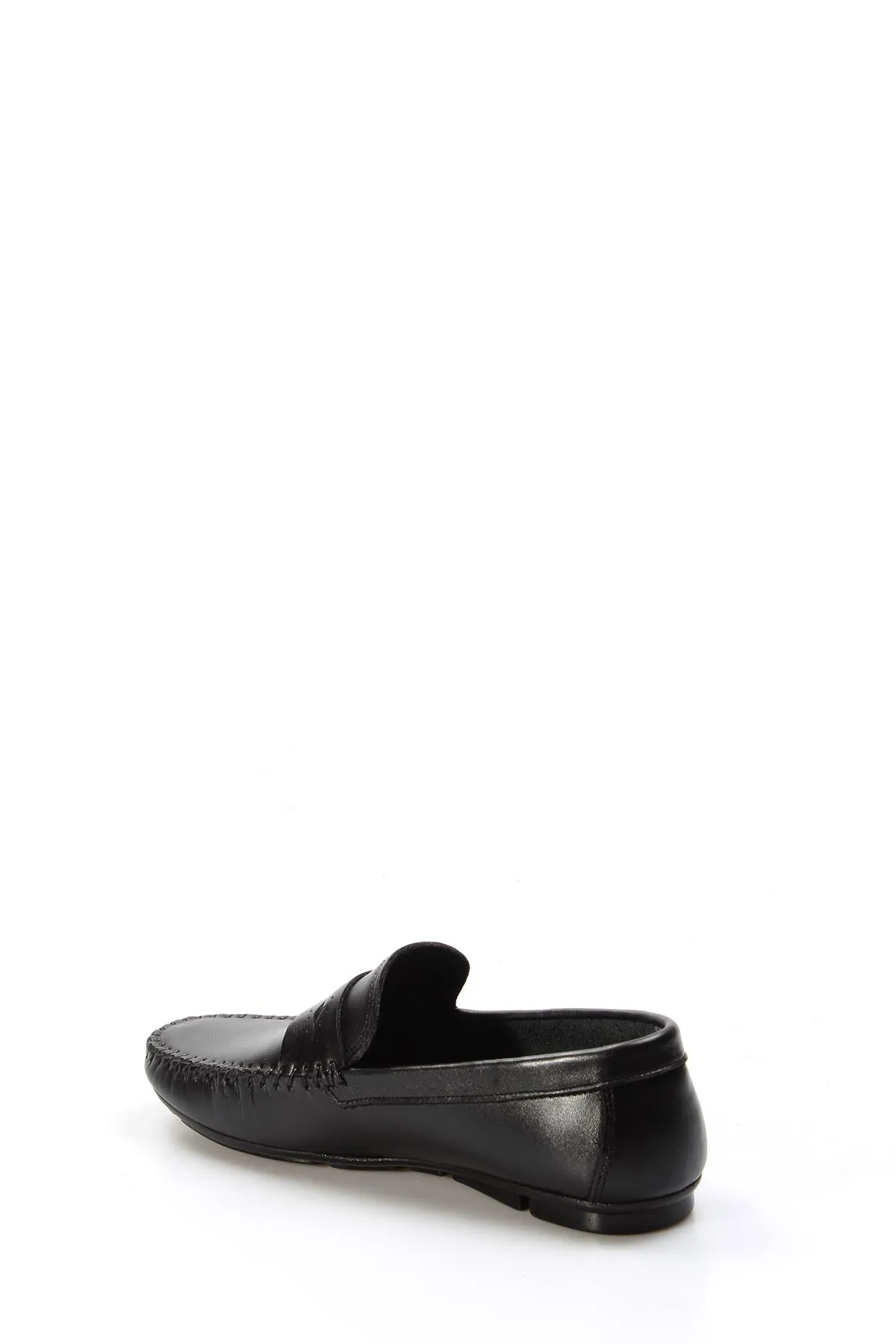 Men's Classic Black Leather Loafers - Wessi sold by Wessi product image thumbnail 3