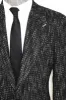 Slim Fit Patterned Sport Black Men Blazer - Wessi sold by Wessi