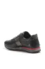 Men's Black Leather Sneakers with Red Accents and Cushioned Sole - Wessi sold by Wessi