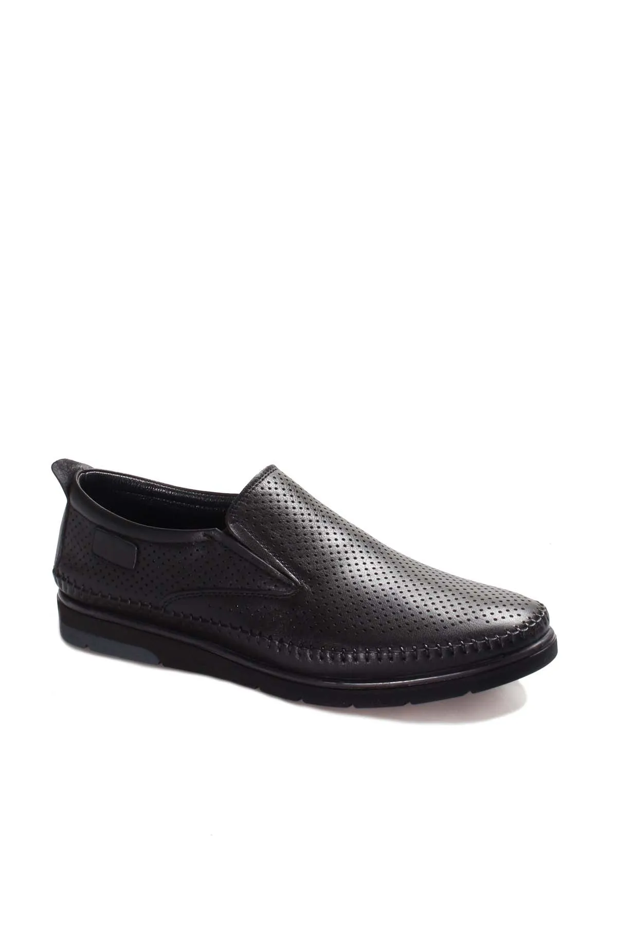 Black Perforated Leather Loafers Wessi sold by Wessi product image thumbnail 3