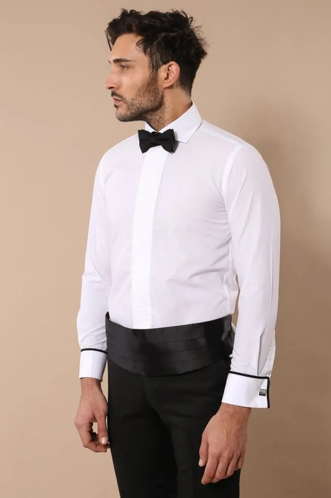 White Tuxedo Shirt | Wessi sold by Wessi product image thumbnail 3