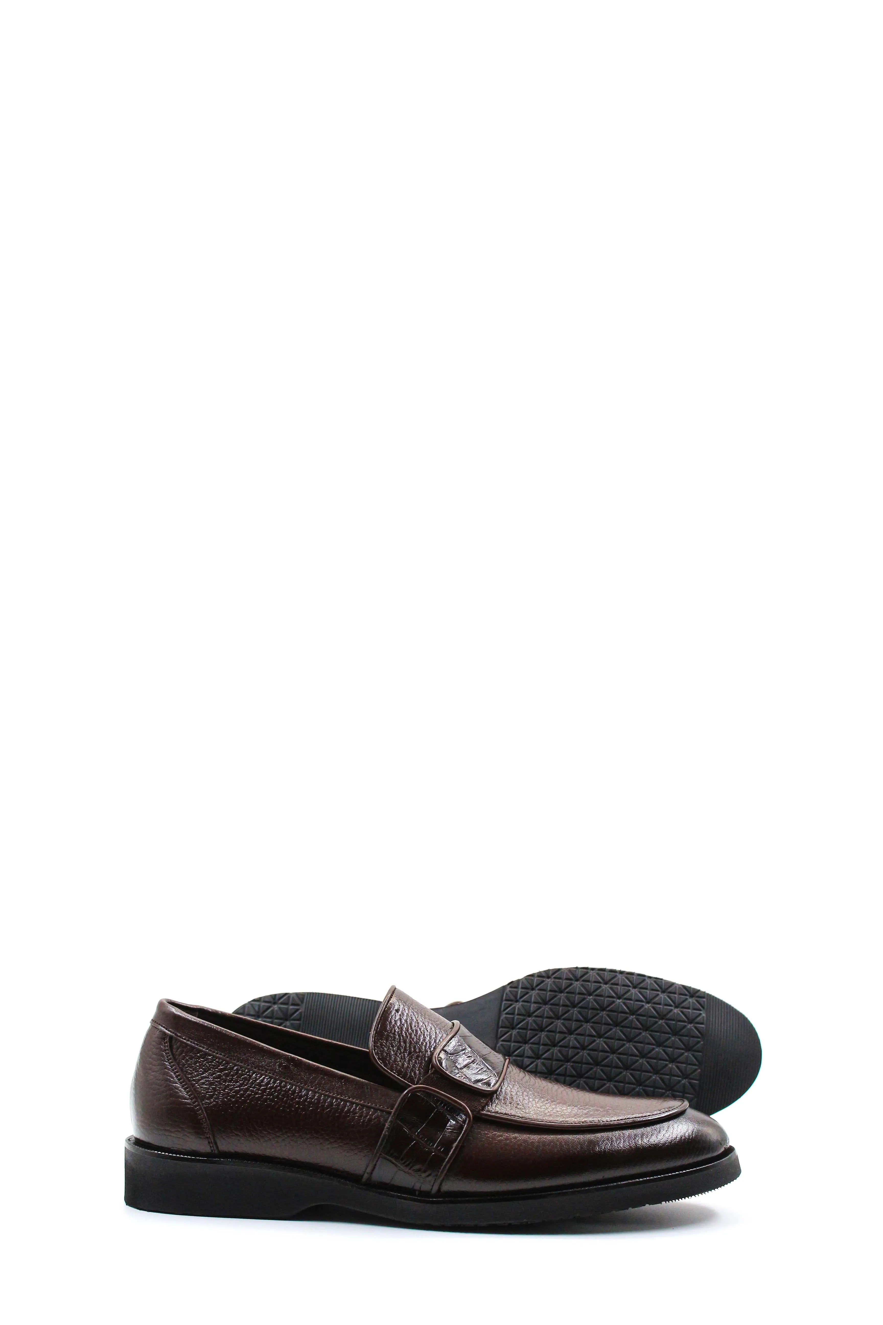 Men's Brown Leather Formal Loafers-Wessi sold by Wessi product image thumbnail 4