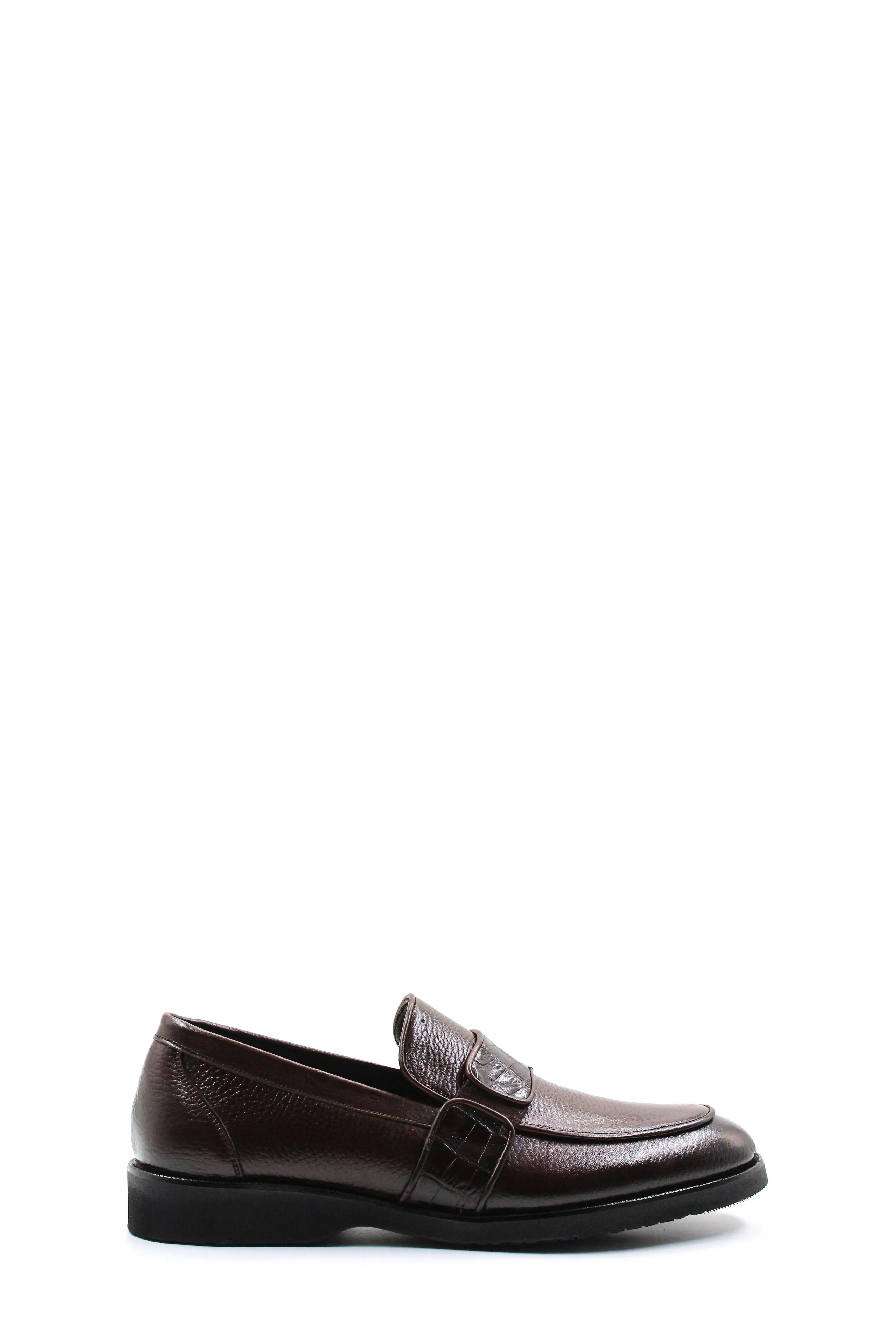 Men's Brown Leather Formal Loafers-Wessi sold by Wessi