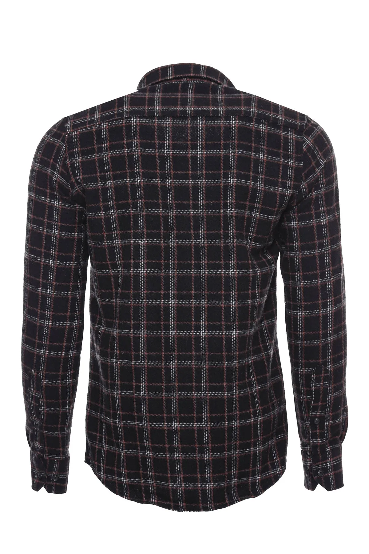 Plaid Black Men Lumberjack Shirt - Wessi sold by Wessi product image thumbnail 2
