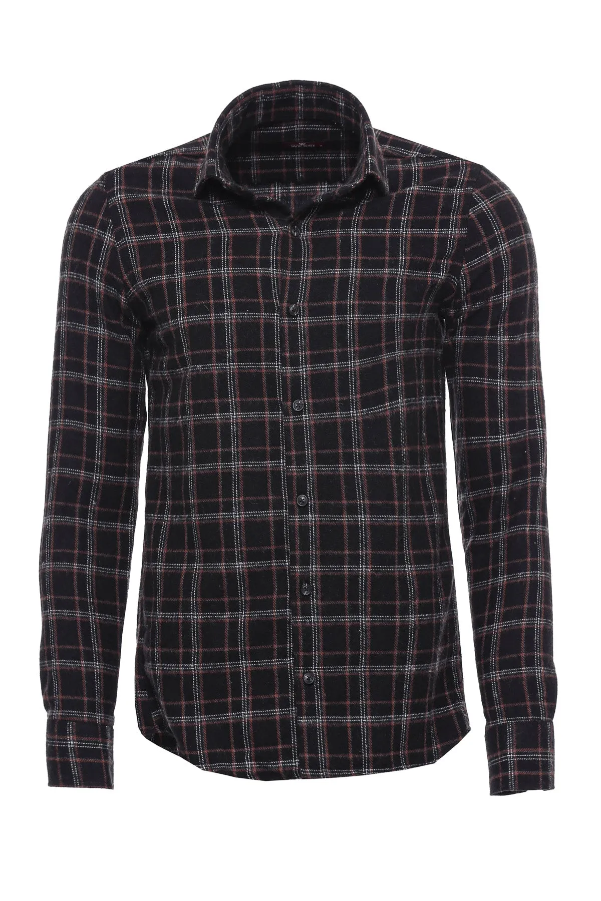 Plaid Black Men Lumberjack Shirt - Wessi sold by Wessi
