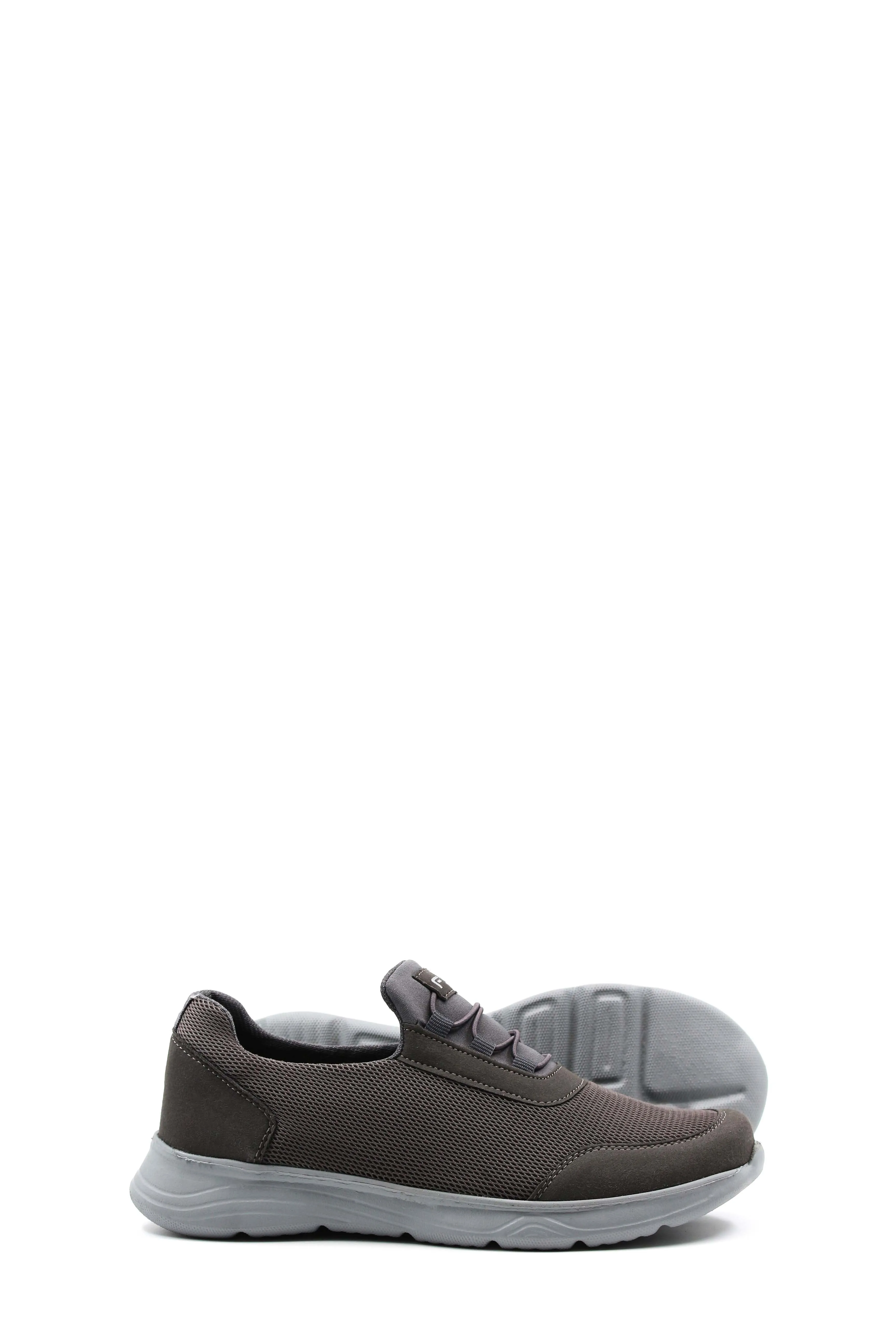 Men's Grey Slip-On Walking Shoes - Wessi sold by Wessi product image thumbnail 4