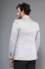 Double Buttons Bag Pocket Shoulder Piece Grey Jacket-Wessi sold by Wessi