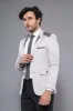 Double Buttons Bag Pocket Shoulder Piece Grey Jacket-Wessi sold by Wessi