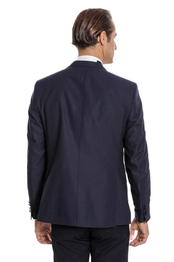 Navy Blue Vested Tuxedo - Wessi sold by Wessi product image thumbnail 4