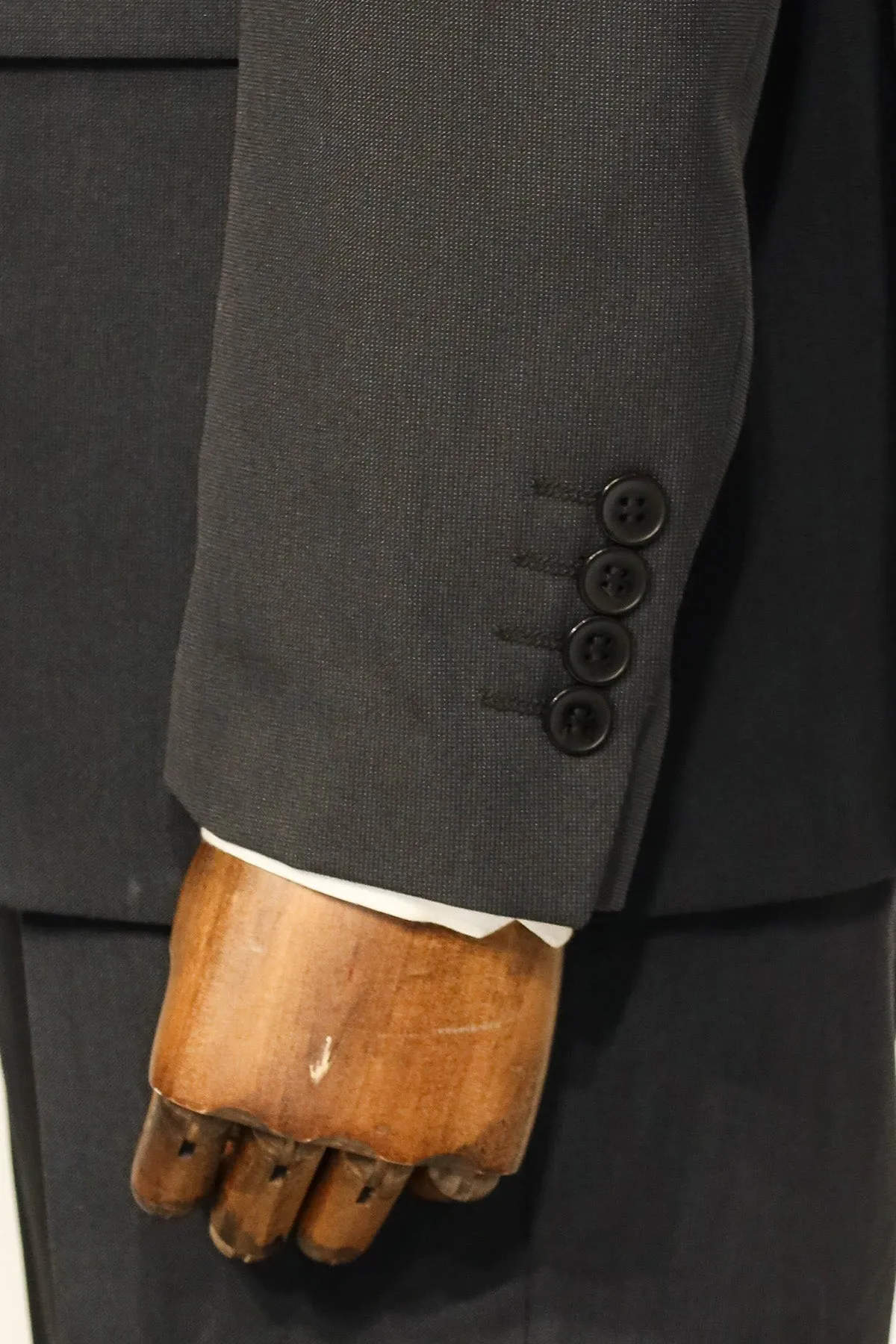 3 -Piece Single Button Peak Lapel Black Men Suit - Wessi sold by Wessi product image thumbnail 5