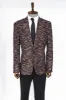 Slim Fit Patterned Sport Burgundy Men Blazer and Trousers Combination- Wessi sold by Wessi