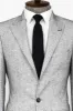 Patterned Slim Fit Grey Men Blazer - Wessi sold by Wessi