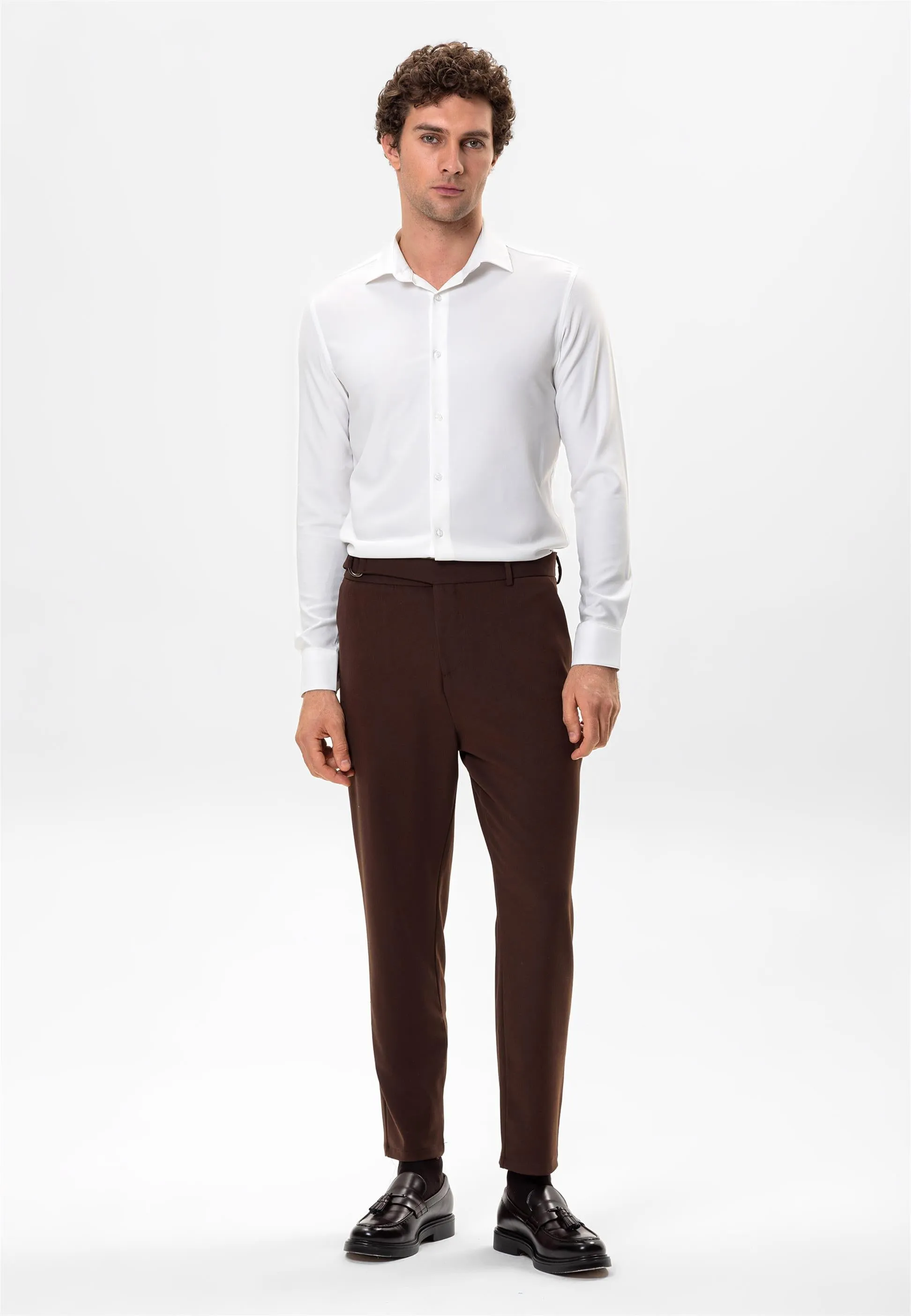 Men's White Slim Fit Shirt - Wessi sold by Wessi product image thumbnail 2