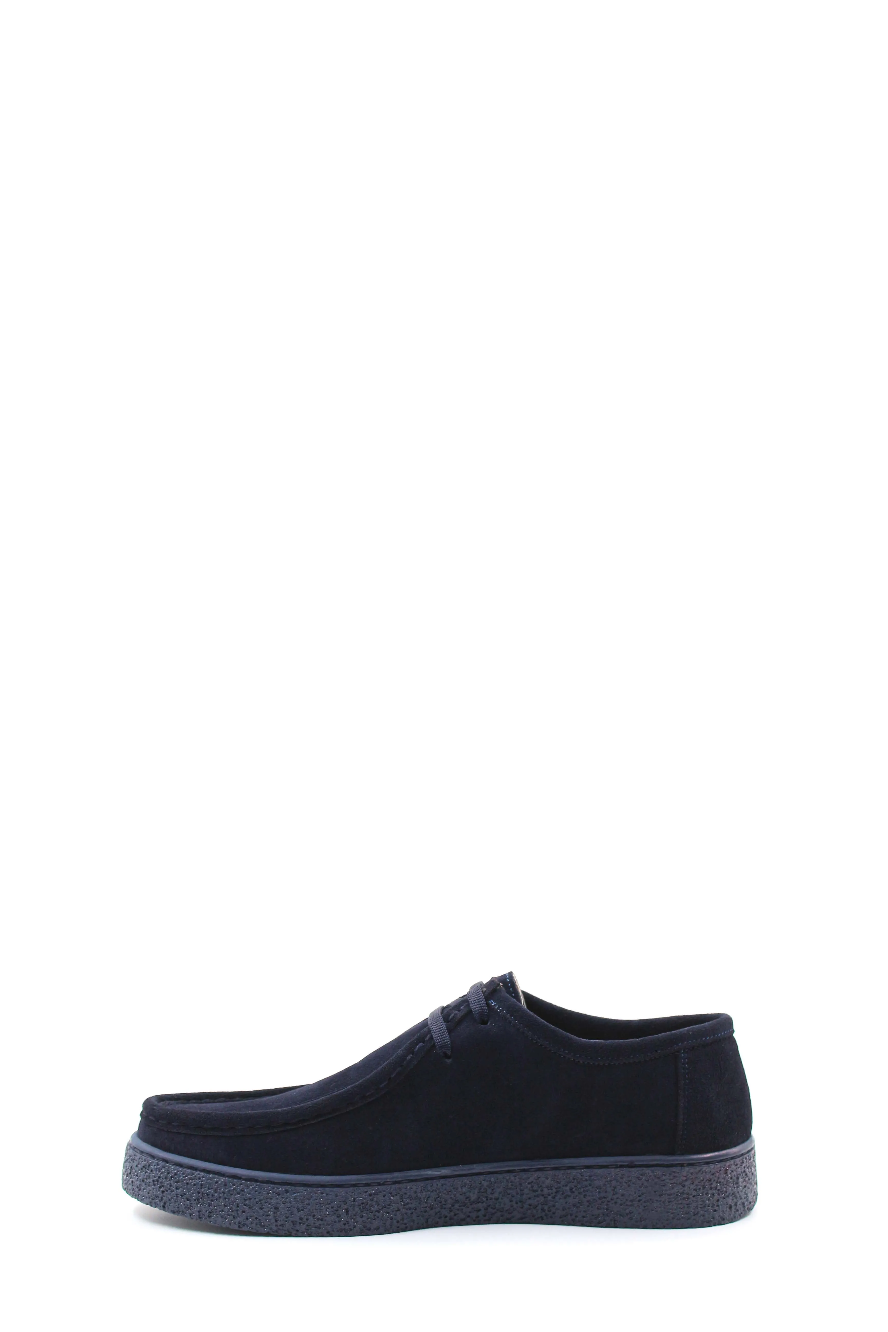 Men's Navy Suede Moccasin Shoes with Crepe Sole - Wessi sold by Wessi product image thumbnail 2