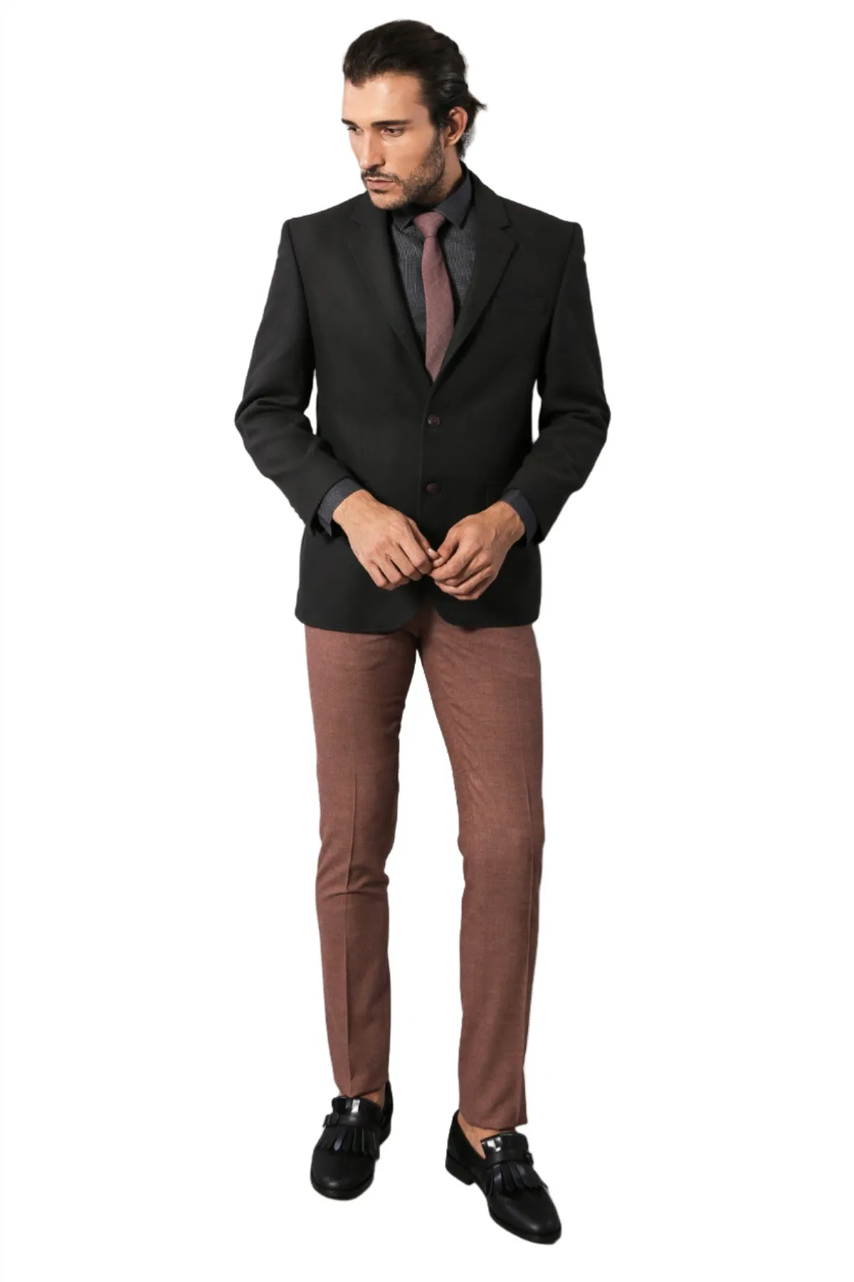 4 Drop Cachet Black Men Blazer - Wessi sold by Wessi product image thumbnail 3