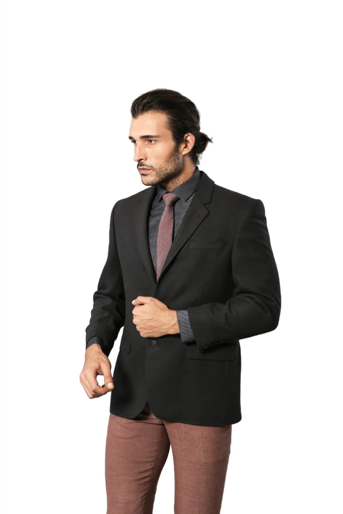 4 Drop Cachet Black Men Blazer - Wessi sold by Wessi