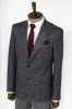 Checked Navy Blue Men Blazer ans Trousers Combination - Wessi sold by Wessi