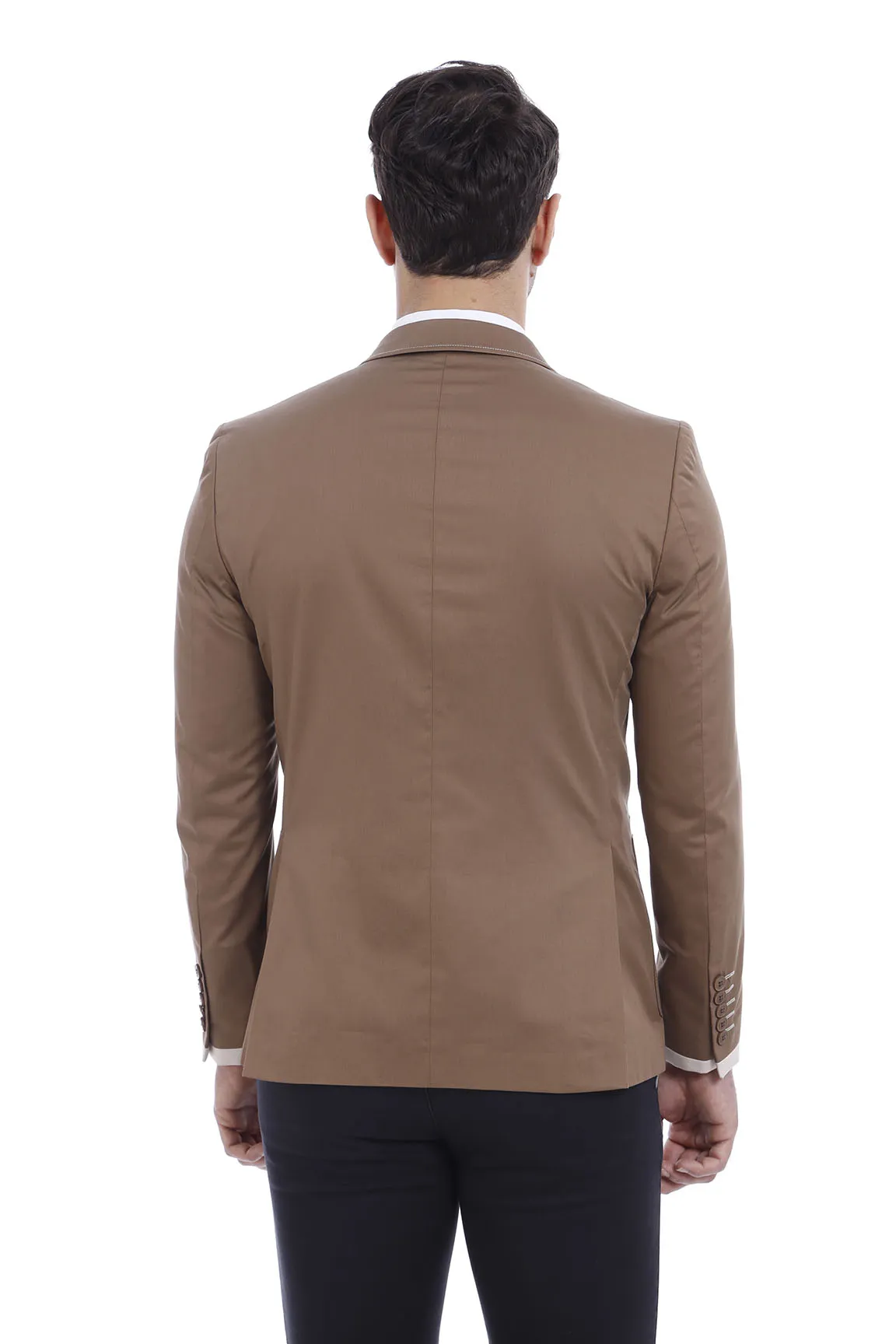 2 Button Bag Pocket Tan Jacket-Wessi sold by Wessi product image thumbnail 4