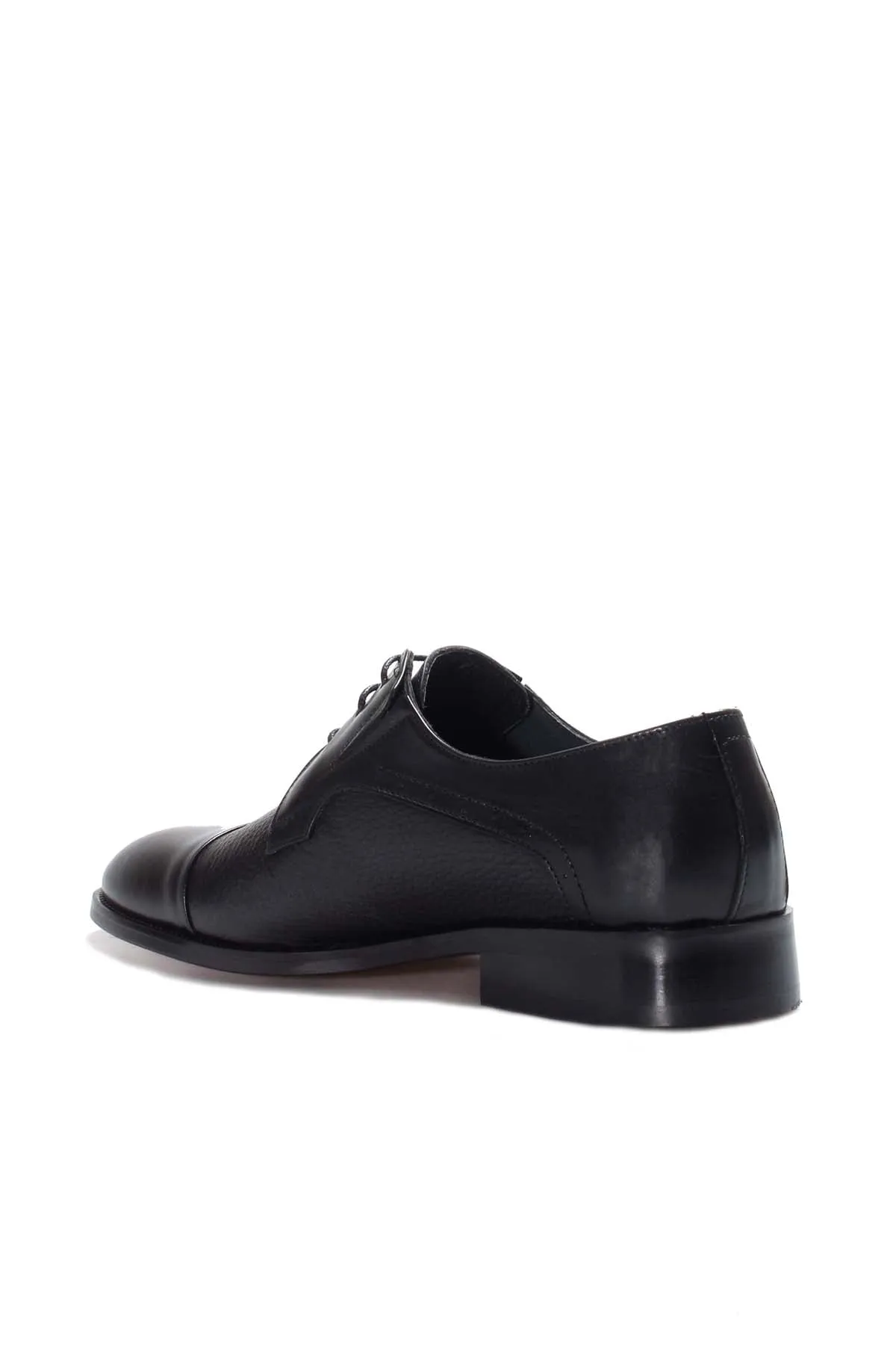 Black Leather Cap-Toe Derby Wessi sold by Wessi product image thumbnail 2