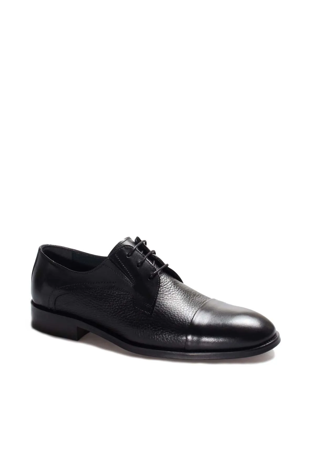 Black Leather Cap-Toe Derby Wessi sold by Wessi product image thumbnail 3