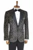 Tiny Flower Pattern Black Men Tuxedo Blazer - Wessi sold by Wessi