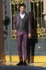 Slim Fit Patterned Checked Burgundy Men Suit - Wessi sold by Wessi