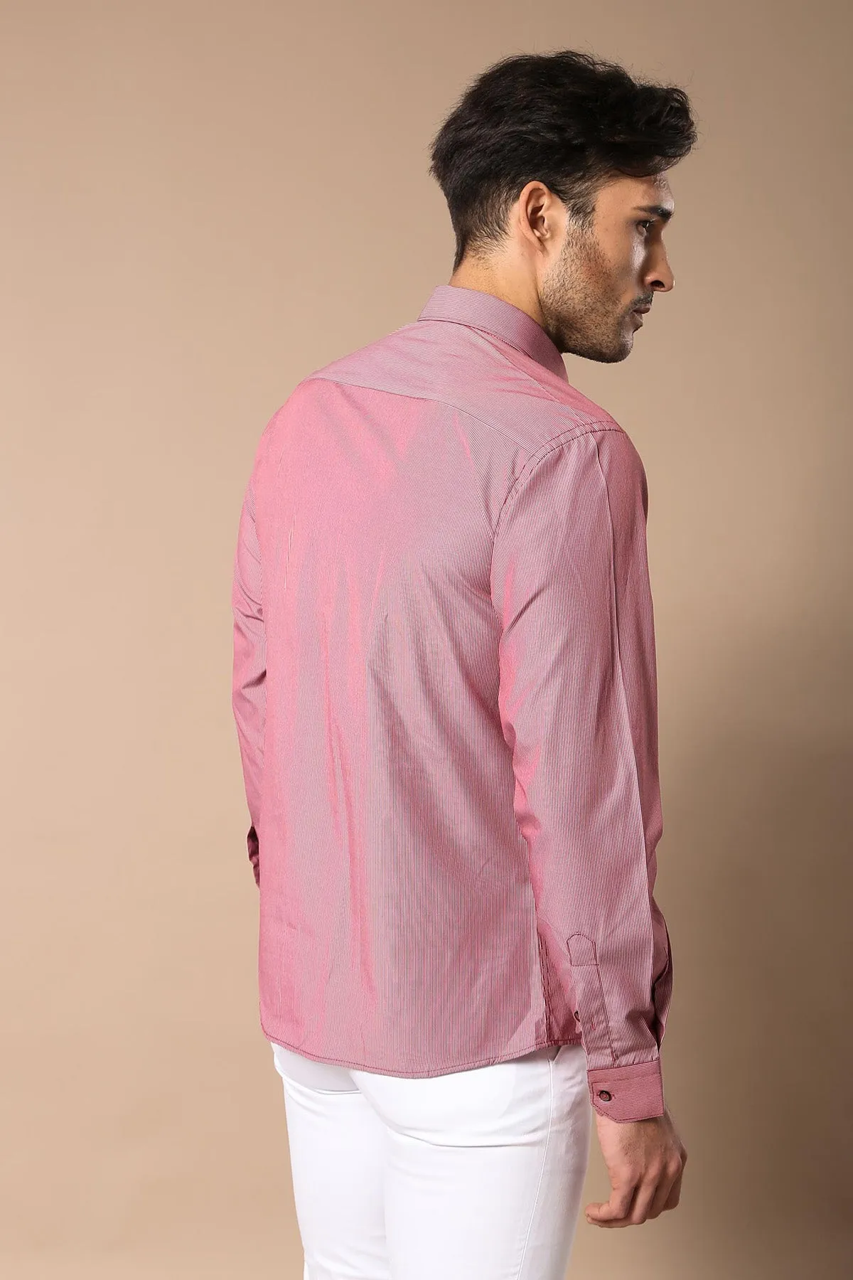 Burgundy Men's Shirt | Wessi sold by Wessi product image thumbnail 4