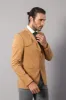 Double Buttons Shoulder Piece Mono Lapel Yellow Jacket-Wessi sold by Wessi