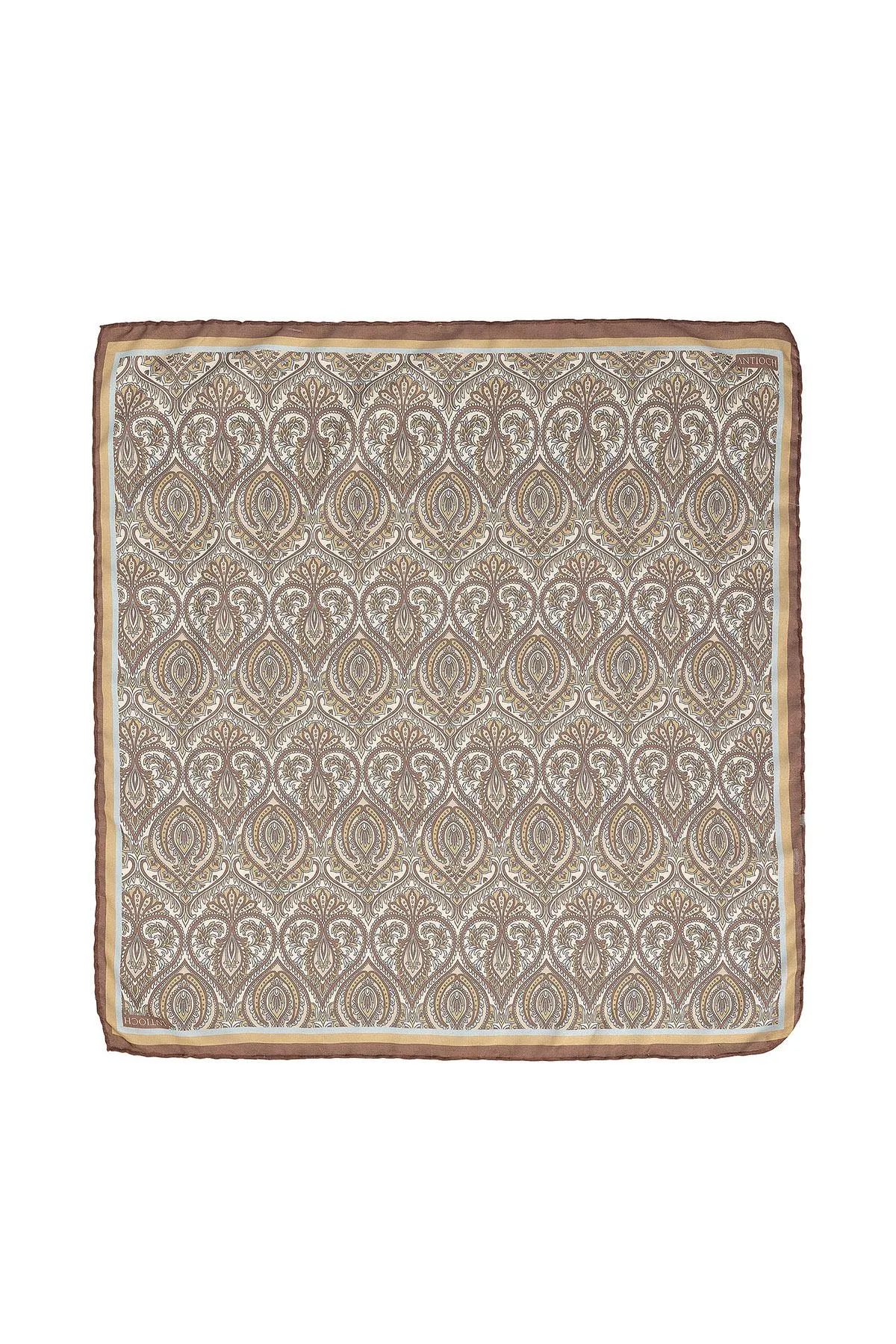 Men's Brown Patterned Scarf - Wessi sold by Wessi product image thumbnail 2