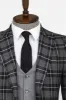 Slim Fit Checked Black Men Suit and Shirt Combination - Wessi sold by Wessi