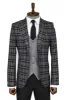 Slim Fit Checked Black Men Suit and Shirt Combination - Wessi sold by Wessi
