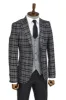 Slim Fit Checked Black Men Suit and Shirt Combination - Wessi sold by Wessi