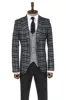 Slim Fit Checked Black Men Suit and Shirt Combination - Wessi sold by Wessi