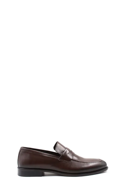 Brown Leather Penny Loafers Wessi sold by Wessi