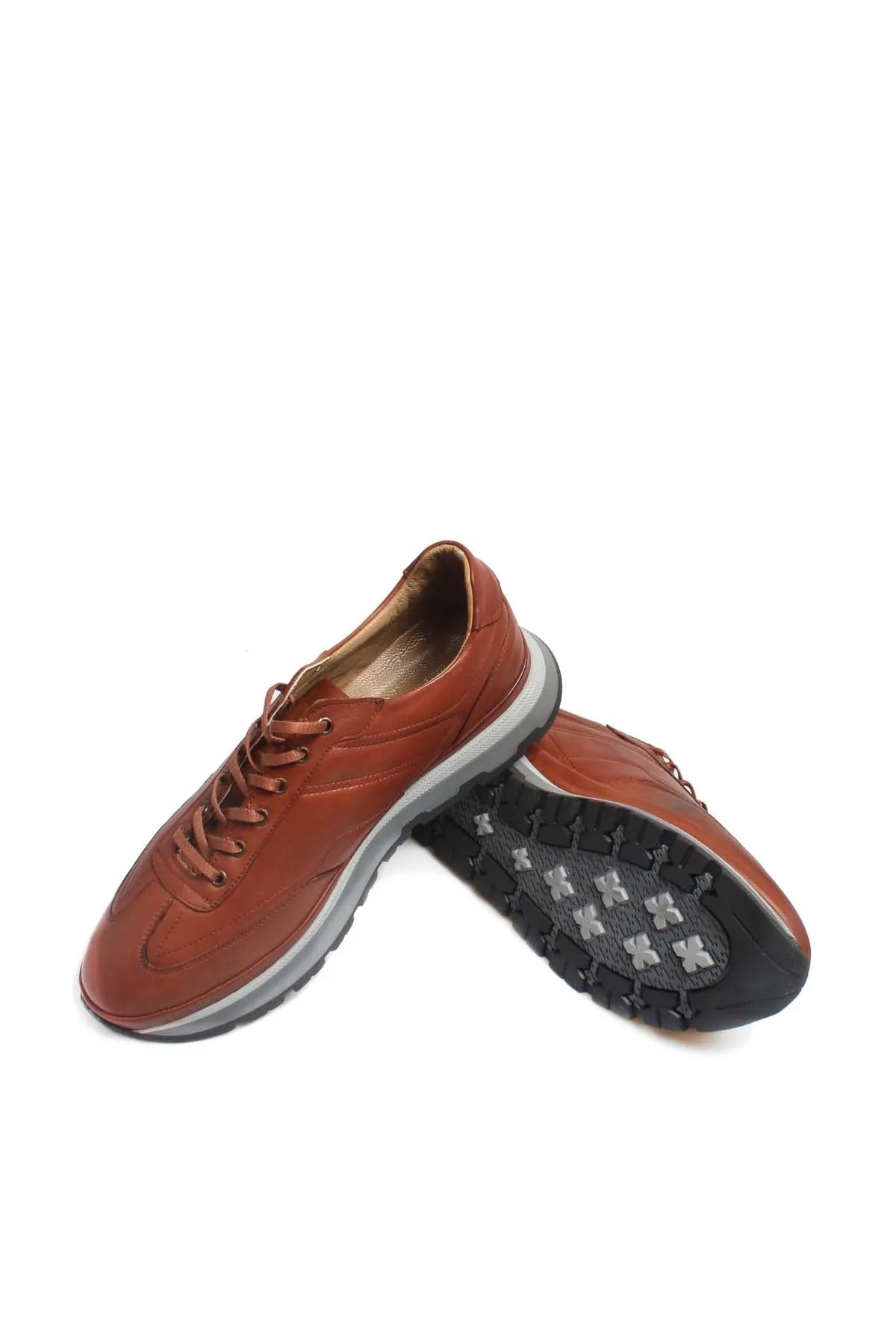 Brown Leather Casual Sneakers Wessi sold by Wessi product image thumbnail 4