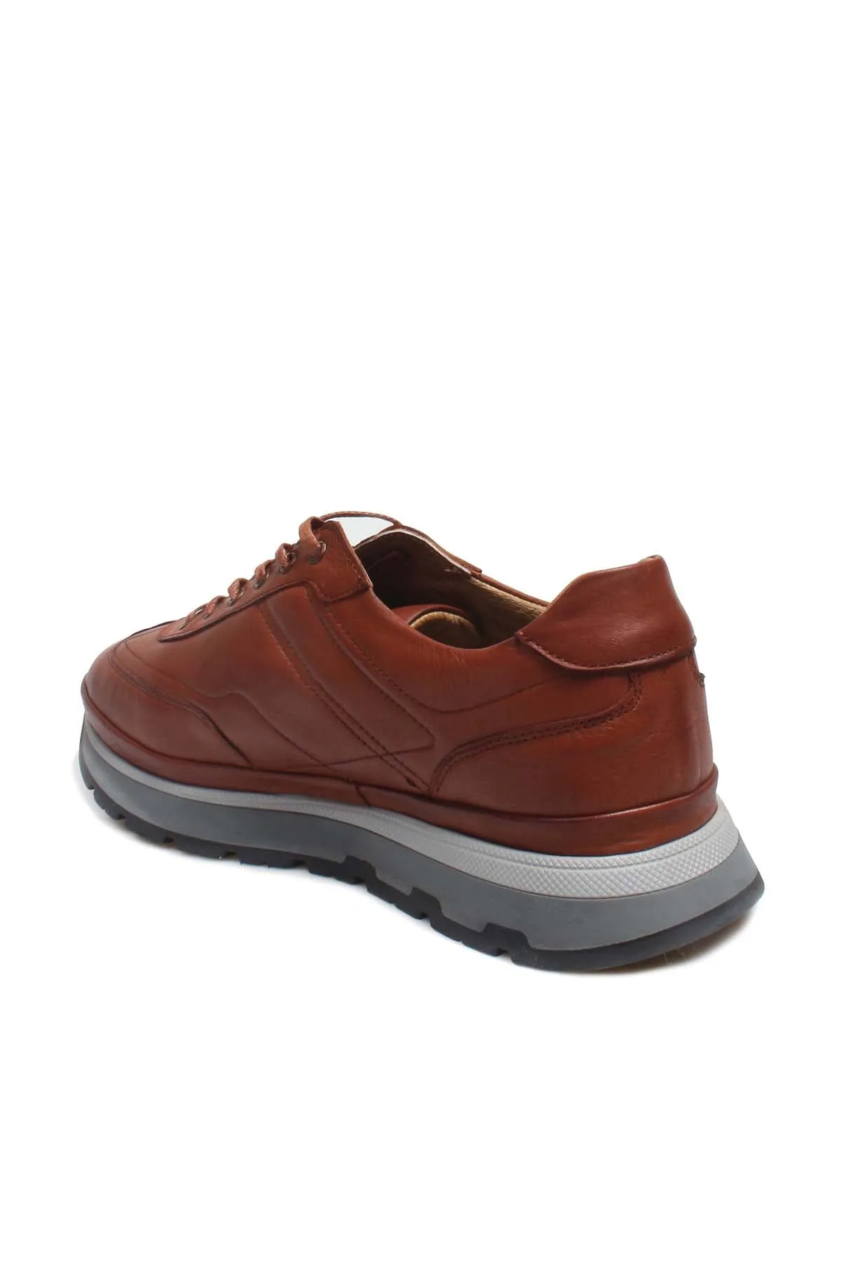 Brown Leather Casual Sneakers Wessi sold by Wessi product image thumbnail 2
