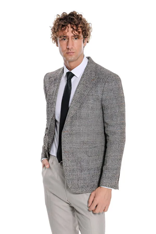 Checked Black Men Blazer - Wessi sold by Wessi product image thumbnail 5