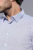 Patterned Short Sleeve Blue Men Shirt - Wessi sold by Wessi
