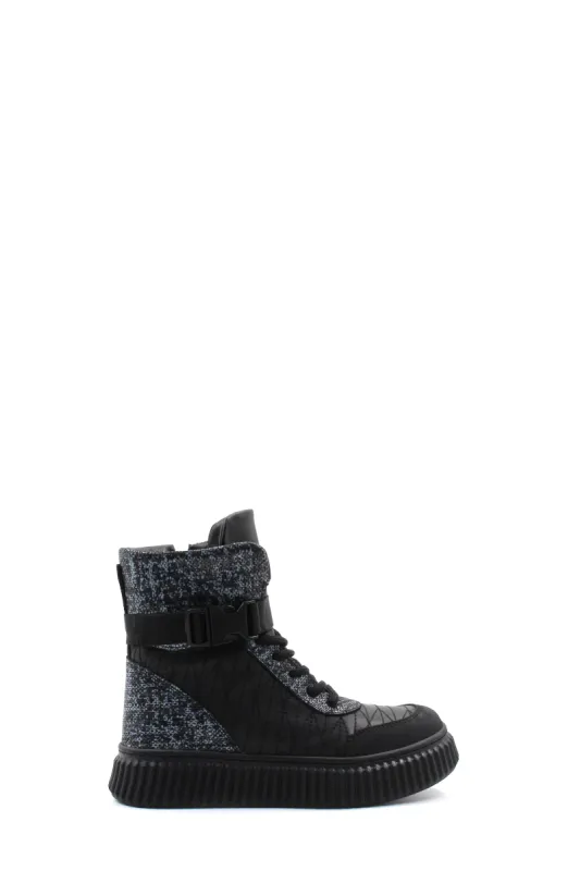Hakiki Deri Kürklü Unisex Çocuk Klasik Bot 612KFA1600-2 Siyah sold by Wessi