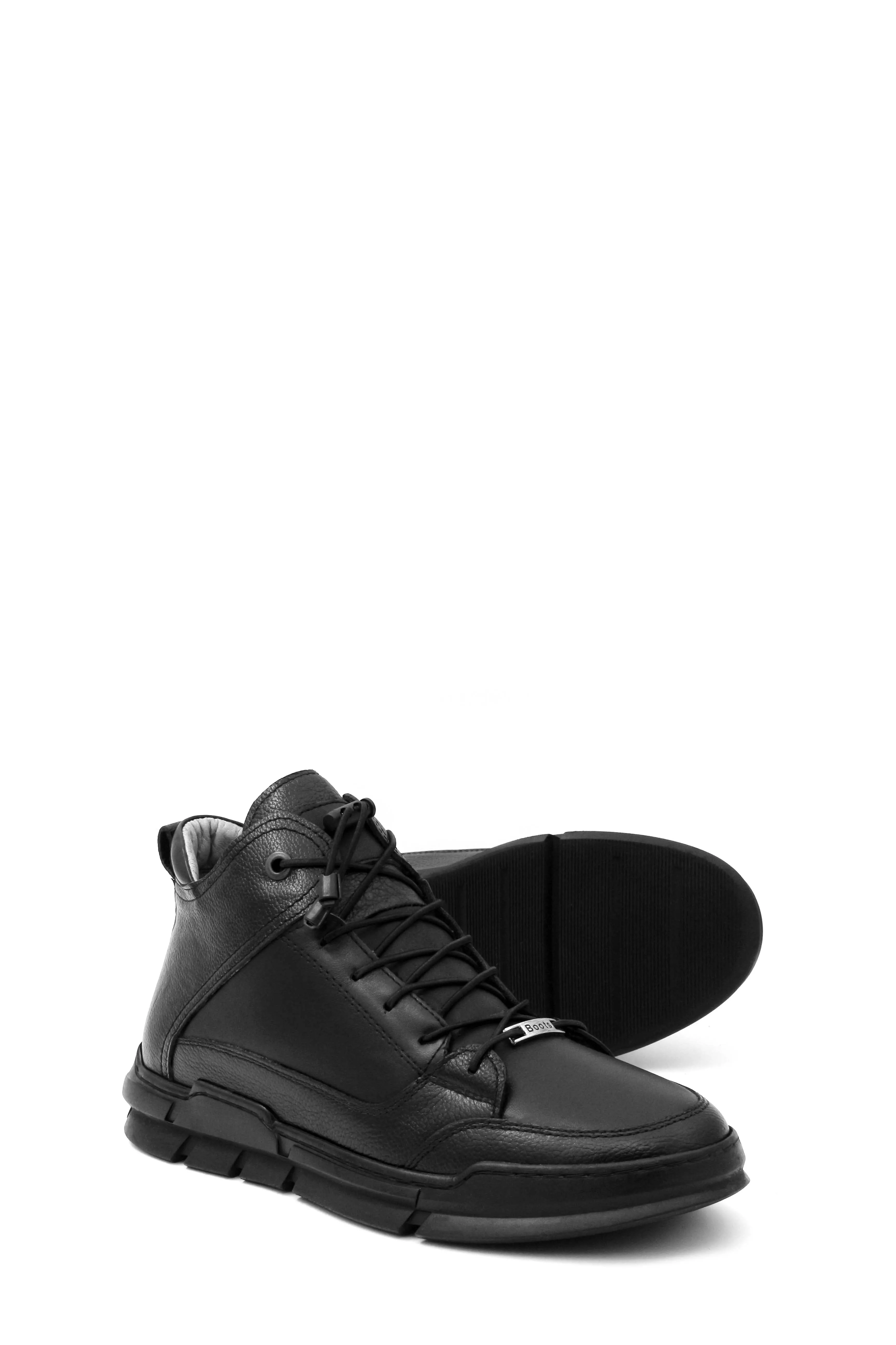 Hakiki Deri Erkek Klasik Bot 126SMA725 Siyah sold by Wessi product image thumbnail 3