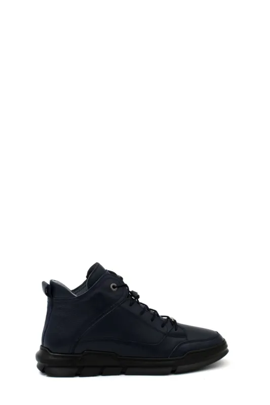 Hakiki Deri Erkek Klasik Bot 126SMA725 Lacivert sold by Wessi